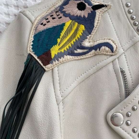 NWT Maje leather jacket, never worn - Picture 5 of 8